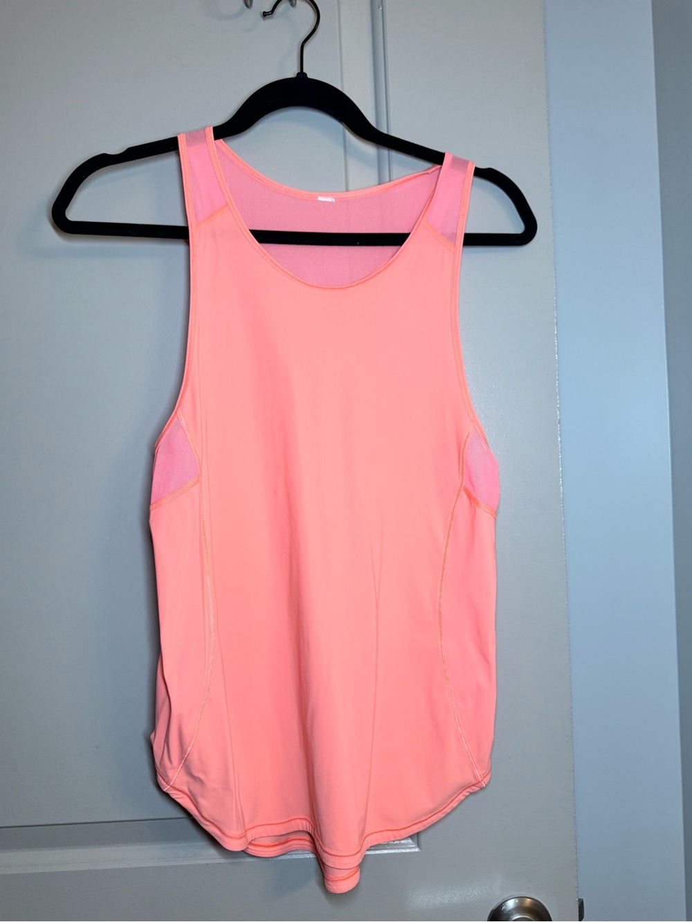 lululemon athletica Neon Pink Mesh-Panel Tank Top